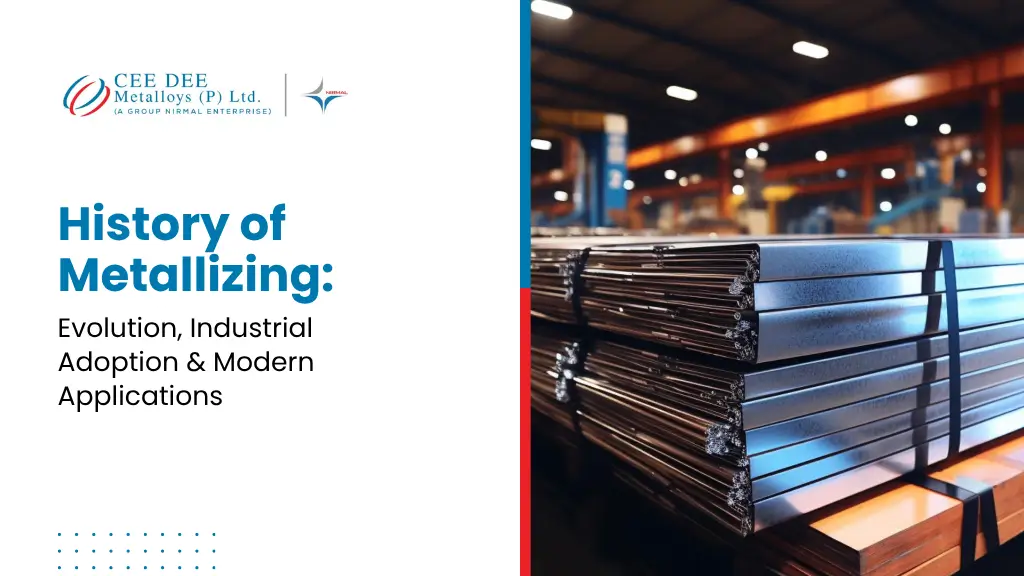 History of Metallizing: Evolution, Industrial Adoption & Modern Applications