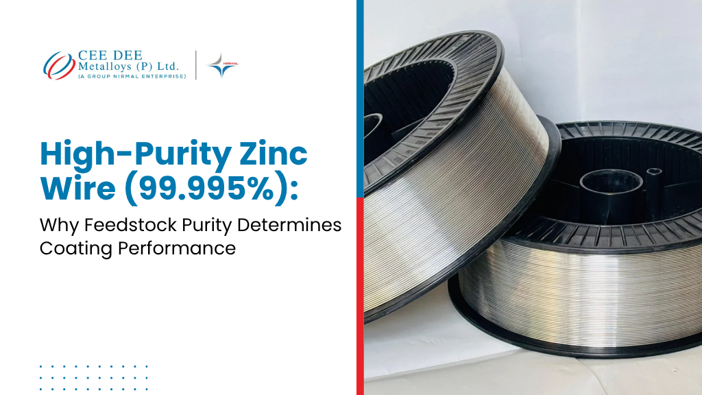 High Purity Zinc Wire 99.995 Why Feedstock Purity Determines Coating Performance